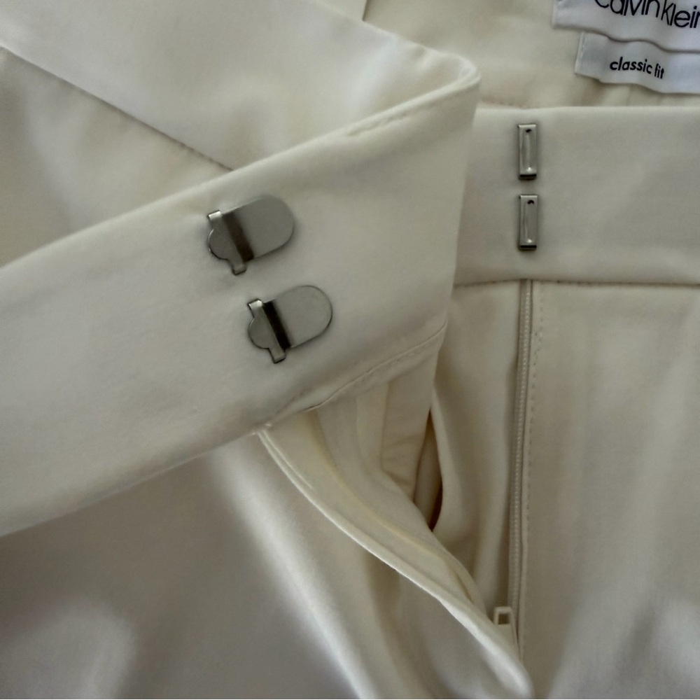 Calvin Klein Cream Trousers - Picture 6 of 9